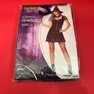 Spirit Halloween / coven academy schoolgirl witch costume